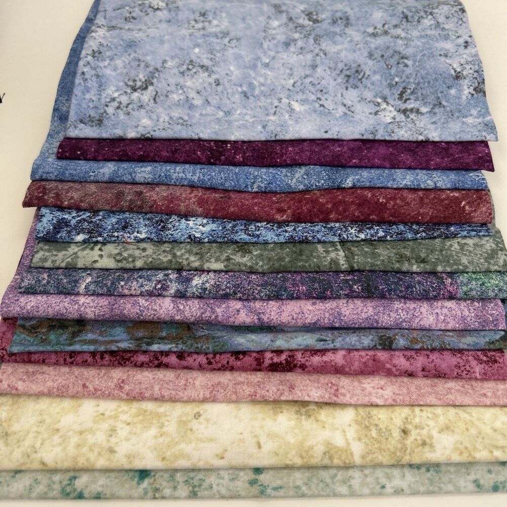 Cotton Quilting 13 Pc Fat Quarter Lot Stonehenge Sunshine Cottage Northcott